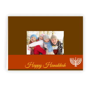 Happy Hanukkah: Happy Hanukkah Brown 